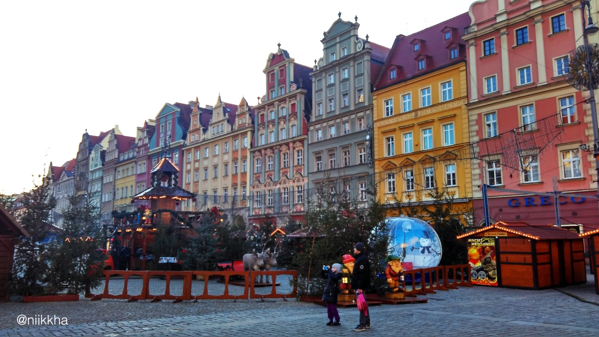 The snow-globe like city, Wroclaw, Poland